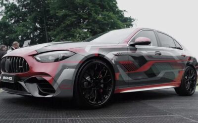 El nuevo Mercedes-AMG C 63 2023 de 680 CV se dejó ver en Goodwood